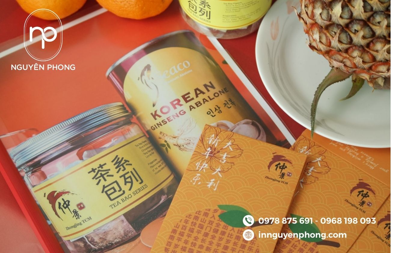 Mẫu logo đông y trên tờ rơi